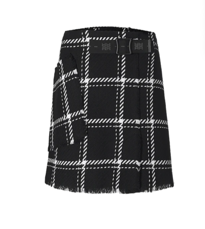Black and white checkered skirt 08 deals