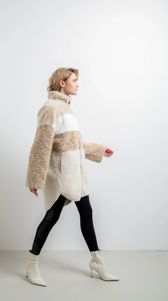 Zara faux 2025 fur teddy coat