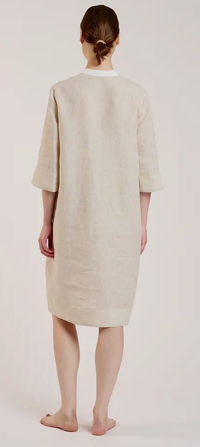 Two Tone Linen Dress
