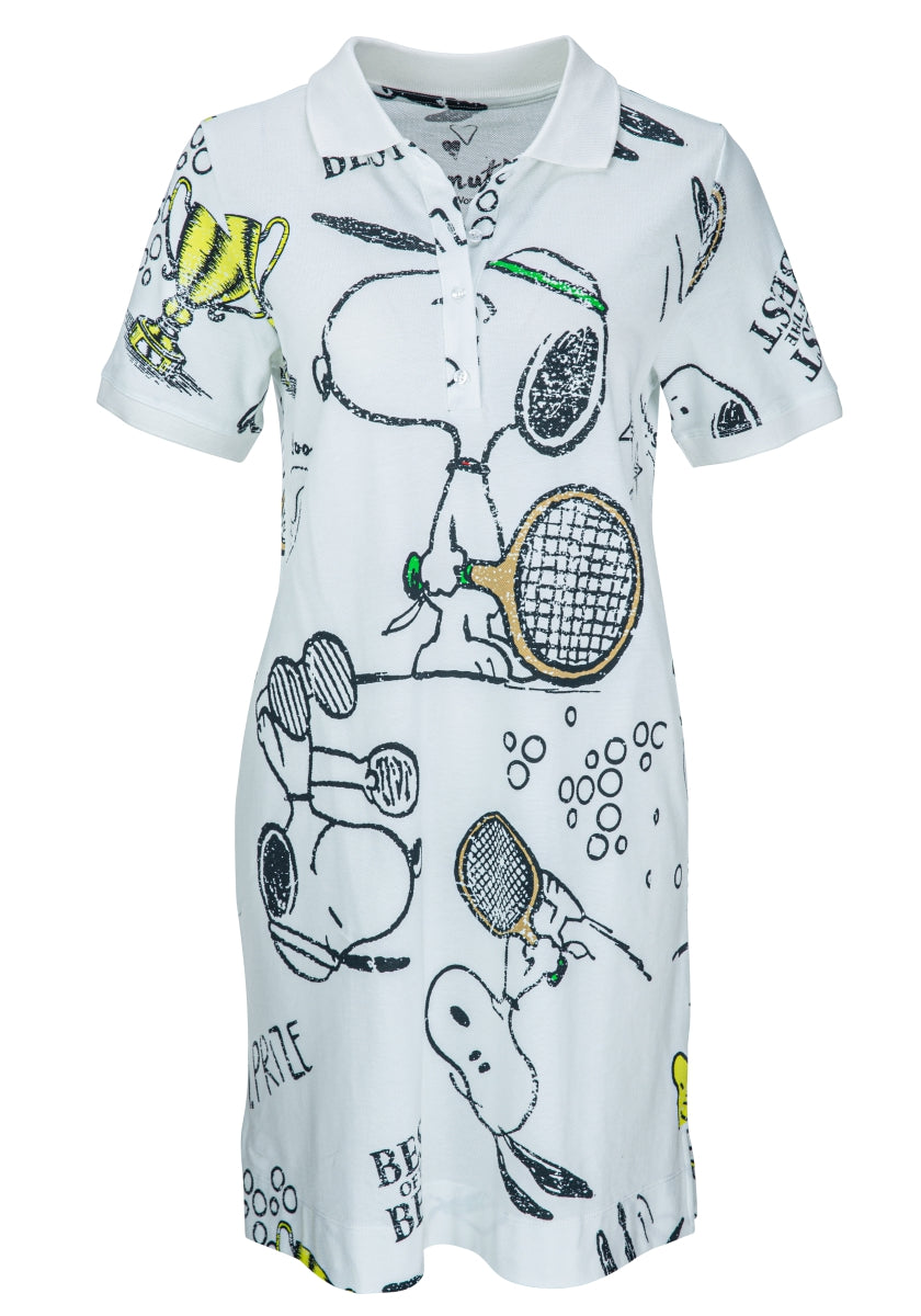 Snoopy Piquet Dress Tennis