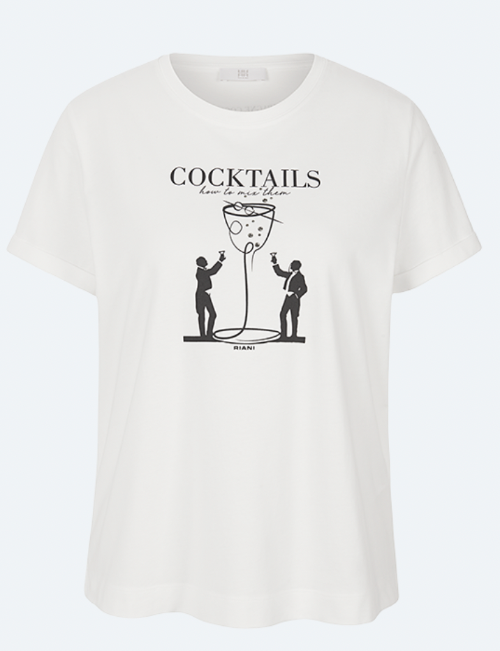 Tee W/Cocktail Picture