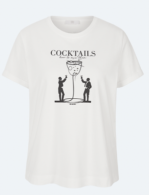 Tee W/Cocktail Picture
