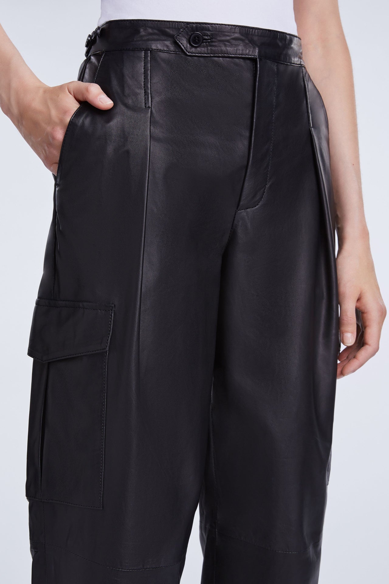 Cargo Leather Pant