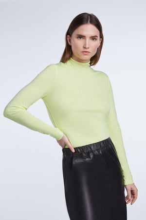 Midi Leather Skirt