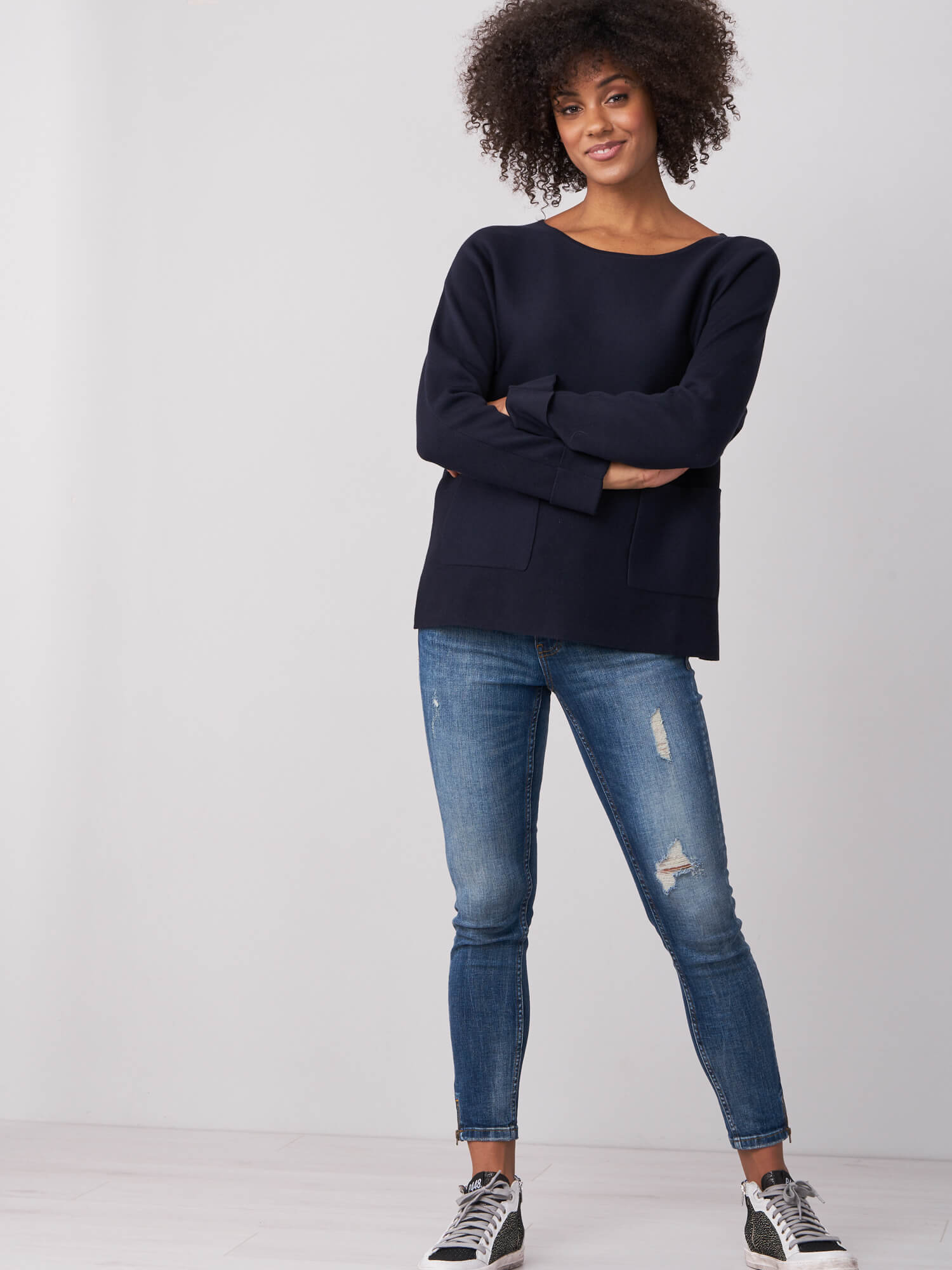 Sweater With Pockets - Sonia's Runway