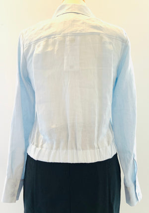 Linen Cropped Blouse/Jacket