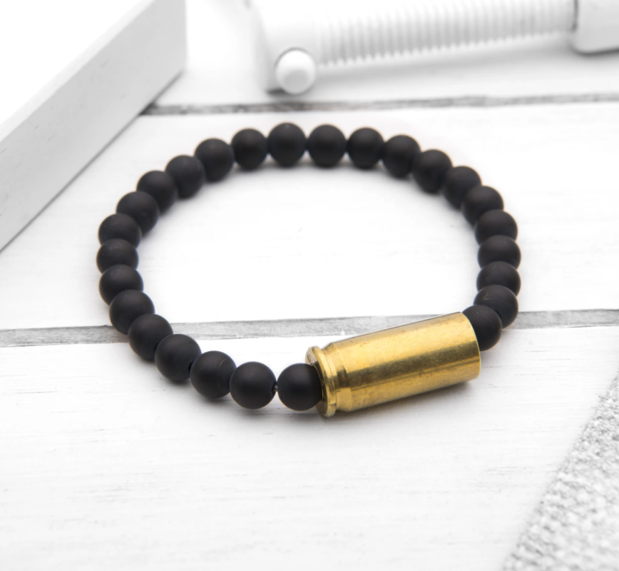 Matte Black Onyx Mini Luxury Bracelet - Sonia's Runway