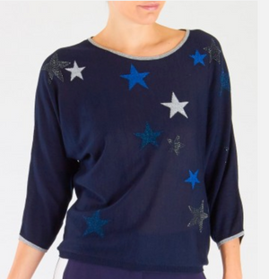 Star Print Sweater - Sonia's Runway