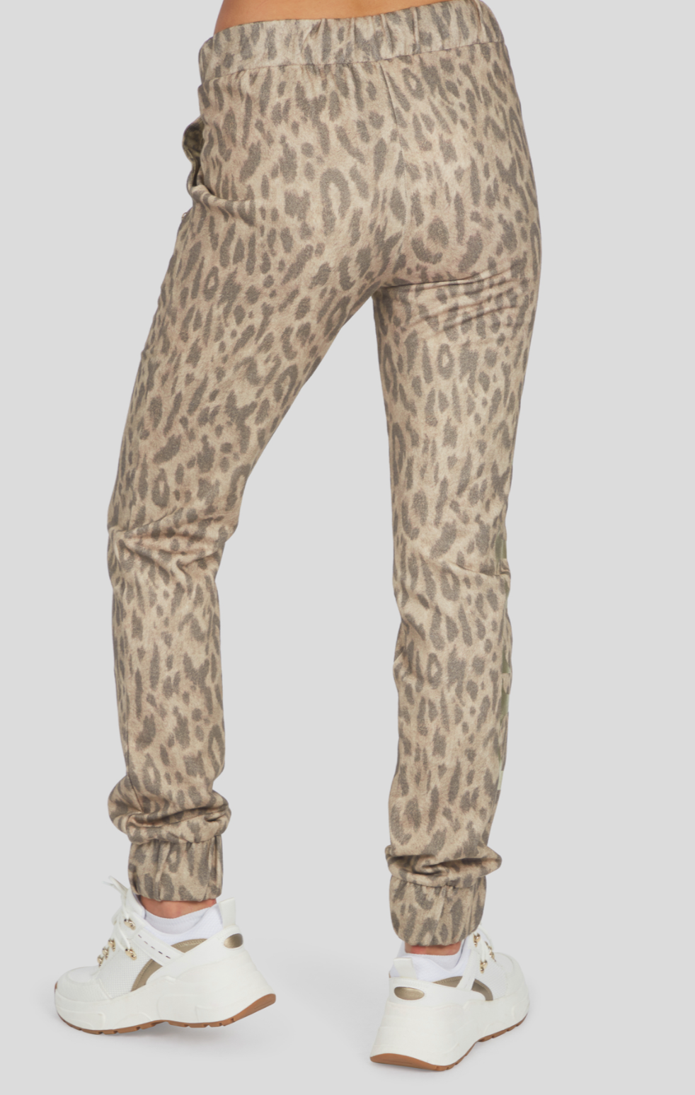 Leopard Print Sweat Pant