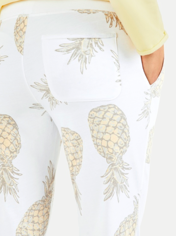 Pineapple Print Sweat Pants