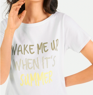 Wake Me Up When Its Summer Tee