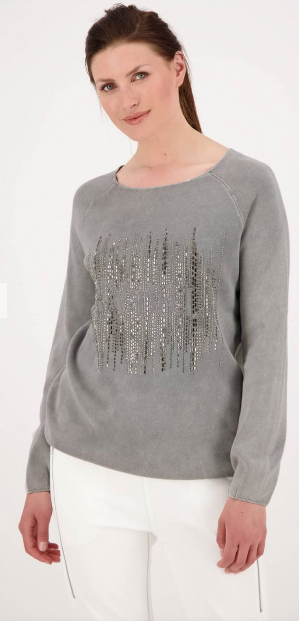 Organic Cotton Sequined LS Top
