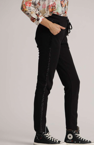 Deco Tape W/Sequins Side Sweat Pant