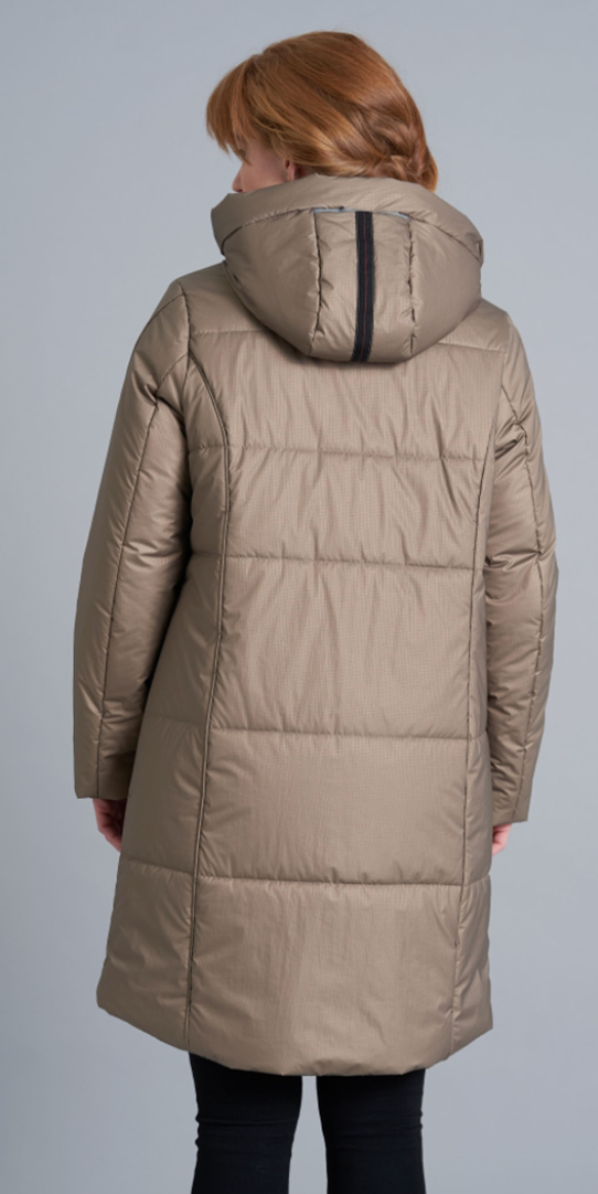 Quilted Coat W/Hood