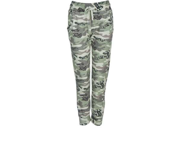 Sweat Pants W/Camouflage