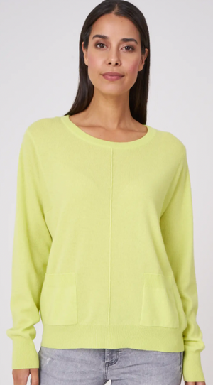 L/S Organic Cashmere Round Neck Sweater