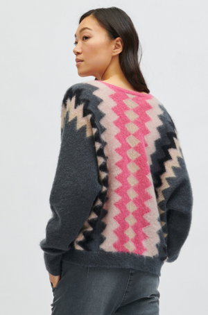 Missoni Print Vee Neck Sweater