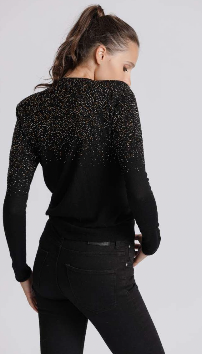 Crystal Studded Sweater