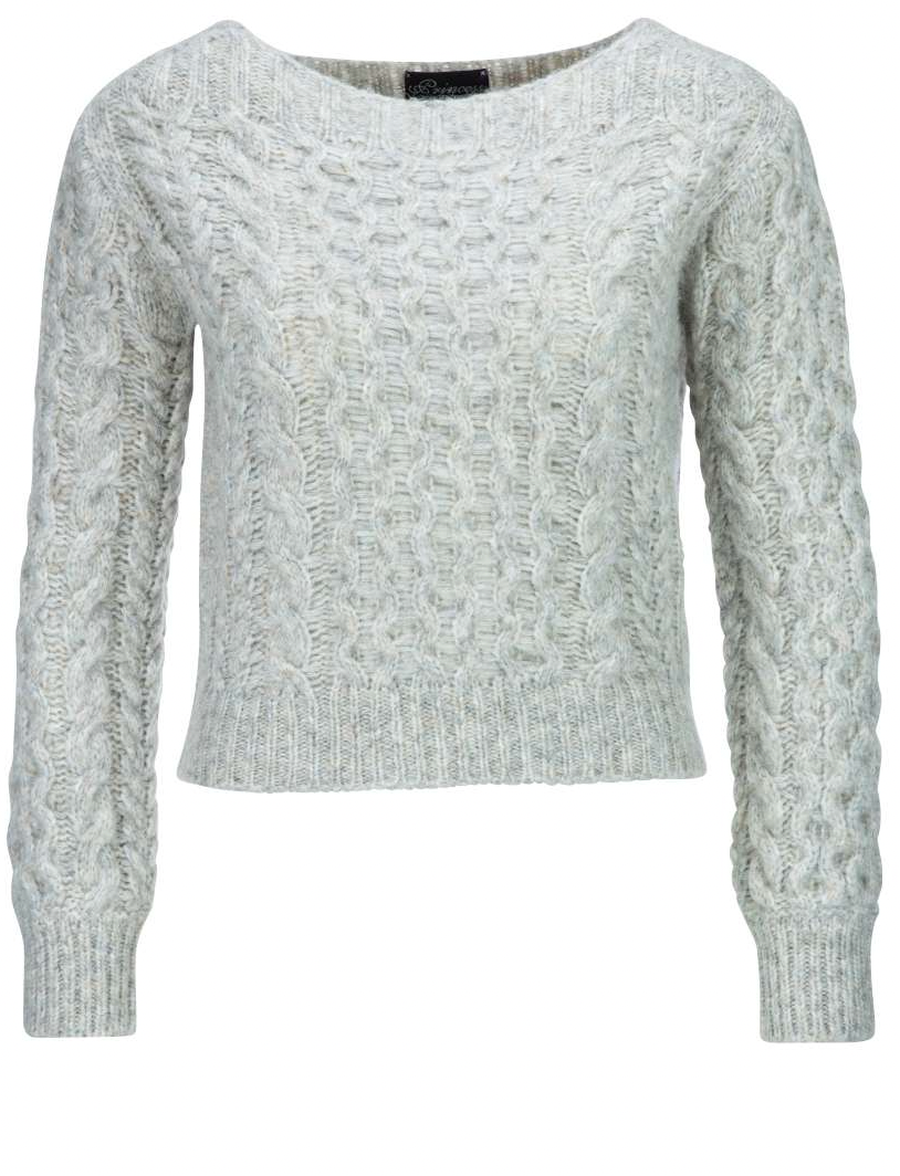 Cable Crop  sweater