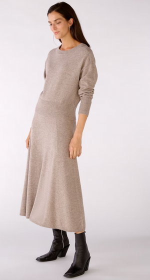 Knitted midi a-line sales skirt