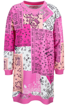 Sweatshirt Dress Print/Patch Design