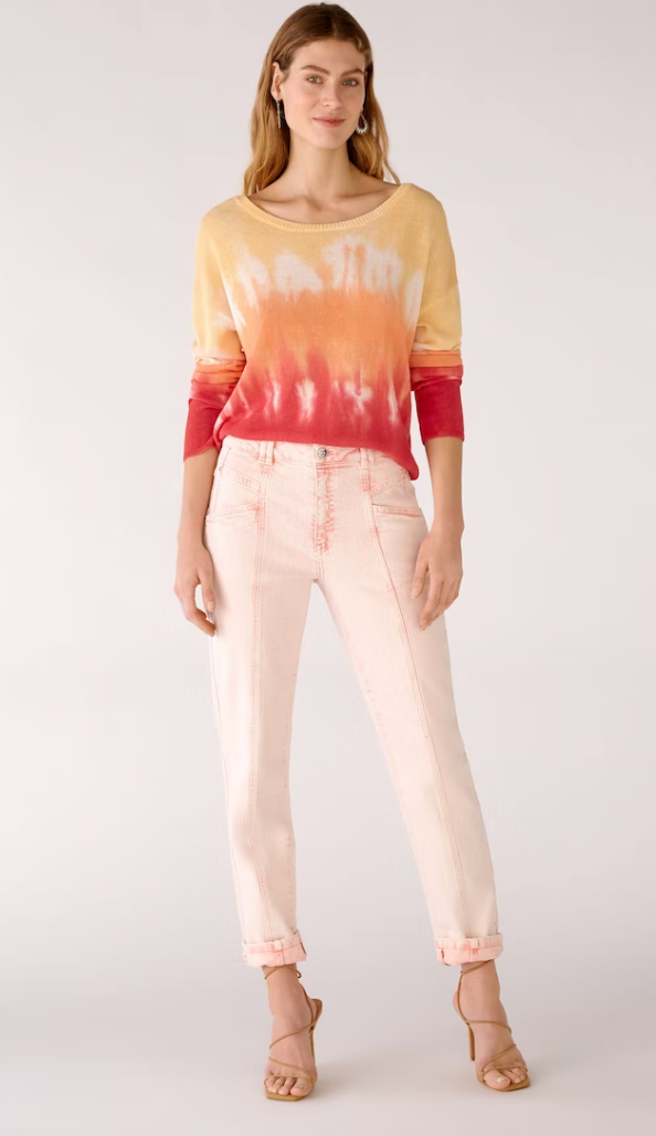 Linen Tie Dye Pullover